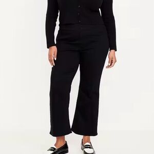 Old Navy High Rise Weekender Flare Crop Jeans Women’s Plus Size 26 Pull On